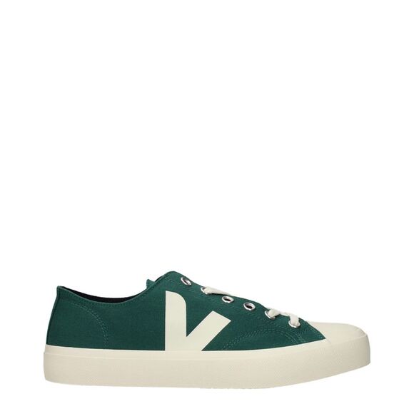 Veja Green Fabric Low Top Men's Sneakers